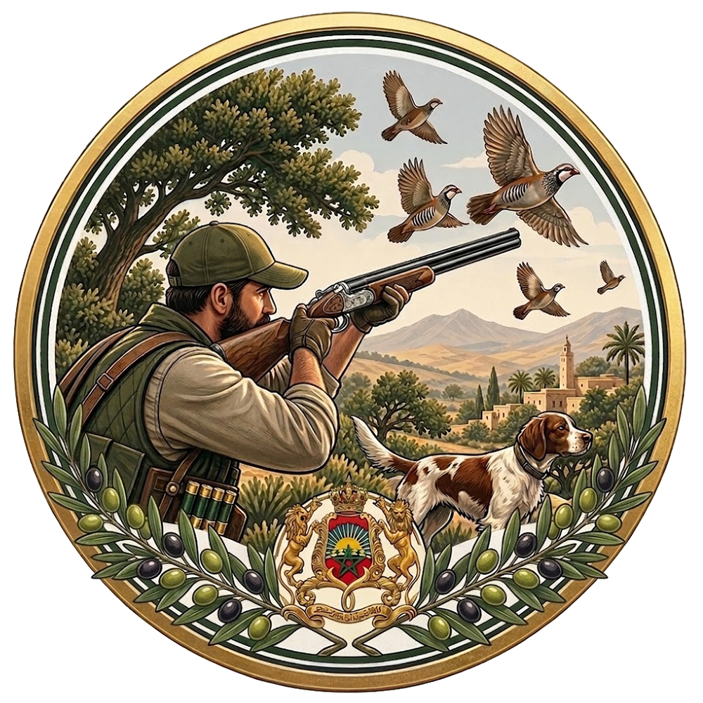 Chasseur avec fusil superposé calibre 12